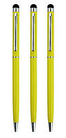 Стилус - ручка для ємнісних екранів, жовтий (комплект 3 шт.)