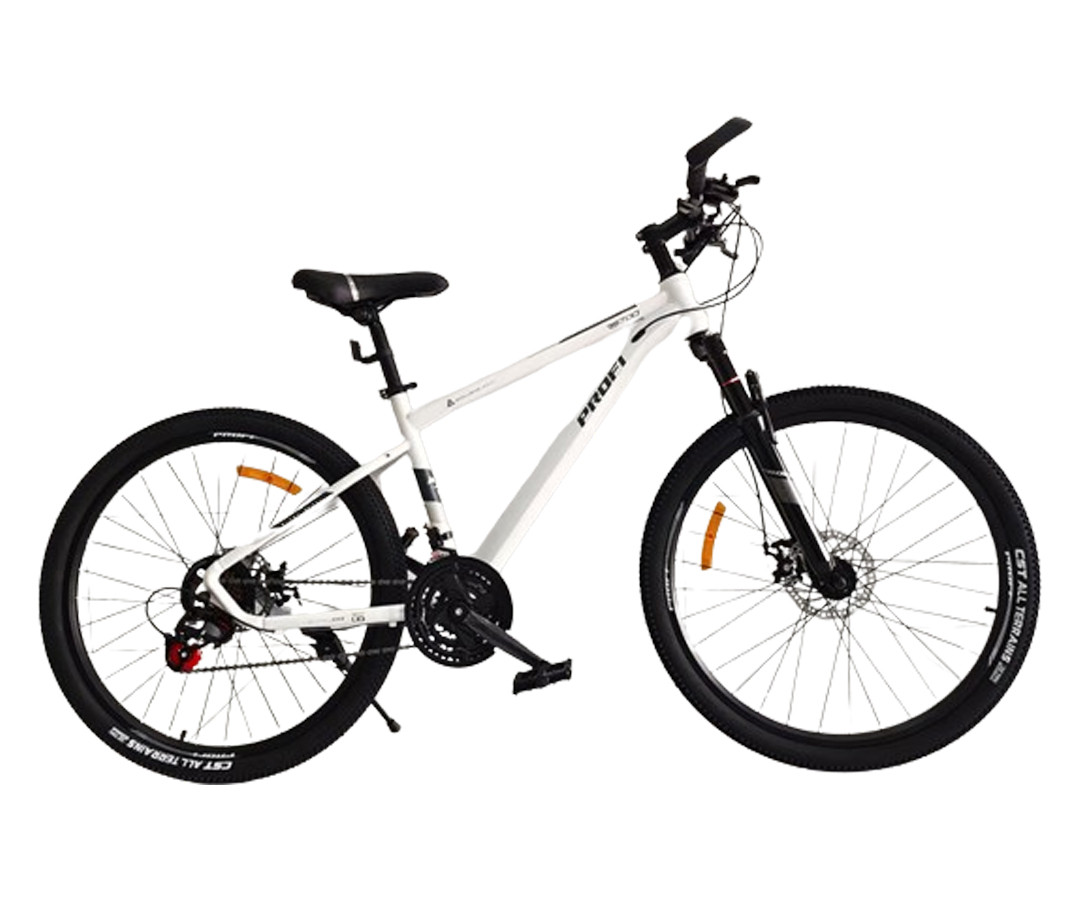 Спортивний велосипед 26 дюйми 16" сталева рама на 24 швидкості Profi MTB 2605-2 Білий