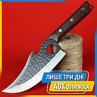 Кухонный универсальный нож из нержавейки King Cary Santoku 29 см Шинковочный нож, Нож кухонный BlackSmith