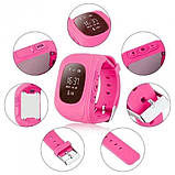 Дитячі наручні розумні годинник SMART BABY WATCH Q50 Рожеві, фото 2