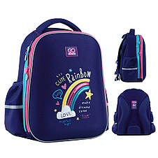 Рюкзак GoPack Education напівкаркасний GO24-165M-1 Cute Rainbow, фото 3