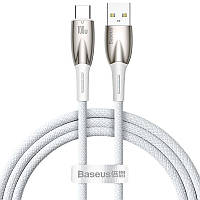 Дата кабель Baseus Glimmer Series Fast Charging Data Cable USB to Type-C 100W 1m (CADH00040) BKA