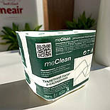 Папір туалетний Z-типу «meClean (міКлін)», білий, високоякісна двошарова листова 300 шт упаковка, фото 2