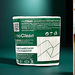 Папір туалетний Z-типу «meClean (міКлін)», білий, високоякісна двошарова листова 300 шт упаковка, фото 5