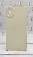 Чехол Case Matte для телефона Samsung Galaxy A03 Core / A032 бампер силикон кремовый