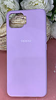 Чехол накладка бампер Oppo A73 Silicone Case Full for Oppo A73 Lilac сиреневый