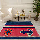 Килимок FULYA 8F87a 1,34Х1,9 Блакитний прямокутник, фото 2