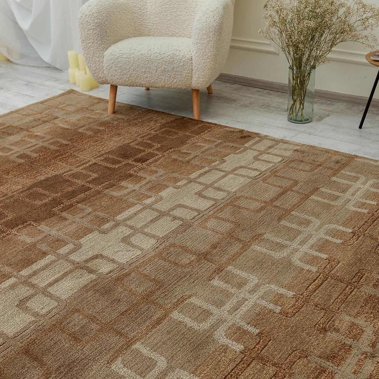 Килимок PANACHE LIBERTY 1 1,2Х1,7 Коричневий прямокутник