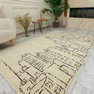 Килимок Panache Skyline 1 1,5Х2,3 Кремовий прямокутник