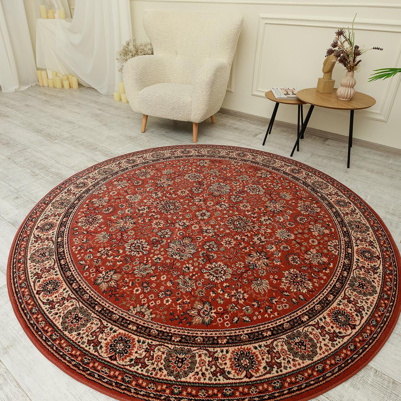 Килим ROYAL 1570/516 2Х2 Рожеве коло