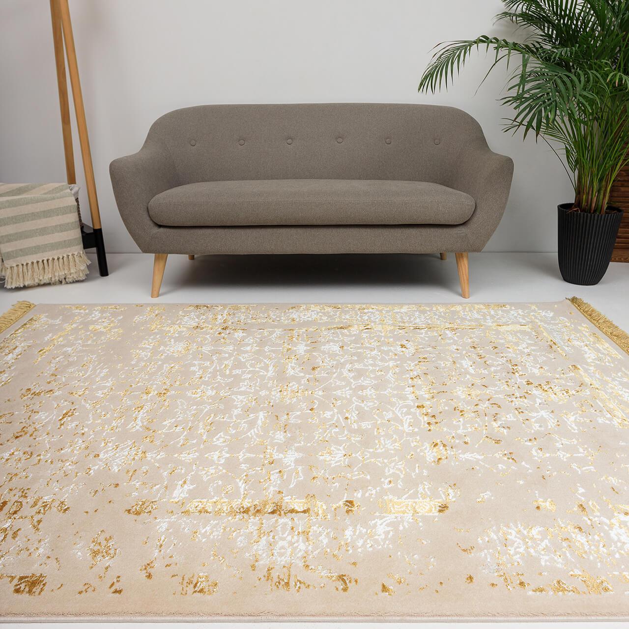 Килим MANYAS P0920 1,6Х2,3 Кремовий прямокутник, фото 1