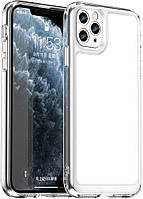 Силіконовий чохол Space iPhone 11 Pro Max (прозорий) (Айфон 11 Про Макс Мах)