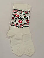 Колготи KidStep арт. 905, орнамент, молочні