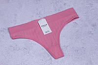 Трусики стринги женские, рубчик, трусы женские Dyana, размер L-XL, розовый