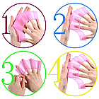 Ласти для рук силіконові M, Рожевий / Ласти на руки для плавання / Лопатки для плавання для дітей та дорослих, фото 8