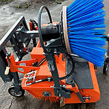 Щітка з бункером для міні-навантажувачів, фото 4