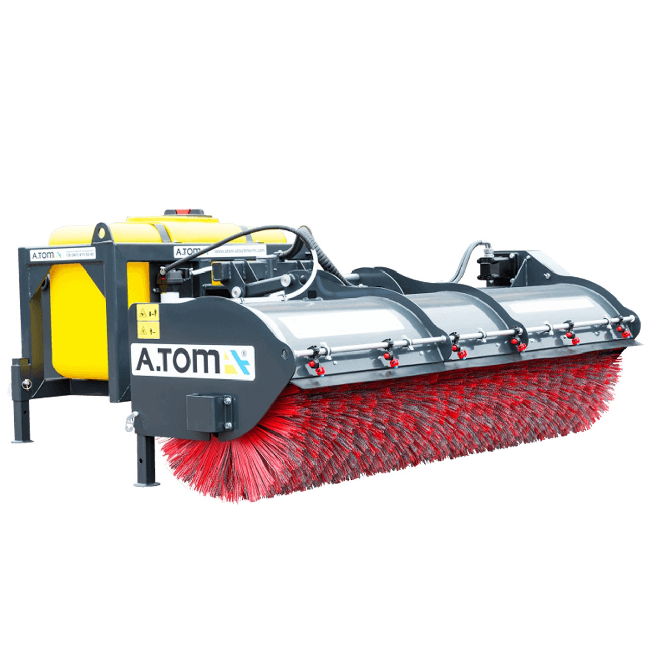 Щітка дорожня комунальна з баком, фото 1