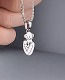 Срібний кулон "Мати з немовлям" 1285.10р, фото 3