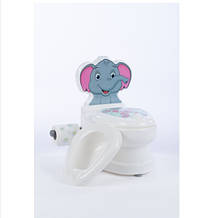 Горщик унітаз дитячий музичний Pilsan 07-566 Слоник