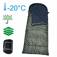 Спальный мешок-одеяло тактический с капюшоном DERBY CMK400-80 khaki