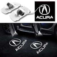 Проектор подсветка логотипа для дверей ACURA (Акура) TSX 2004-2008 - Лого + Надпись ACURA
