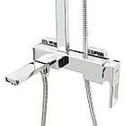 Квадратна душова система з тропічним душем і змішувачем VENTA BS645SC колір хром, фото 2