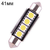 Світлодіодна лампа T11 C5W 41мм CAN 3030-6 12V