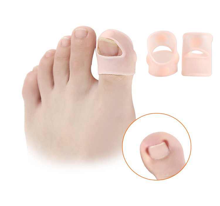 Напальчник для пальця ноги бежевий 1 пара. Захист на великі пальці від натирань, від врослого нігтя, фото 1