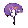 Захисний шолом Micro - Фіолетовий з квітами (52-56 cm, M), фото 5