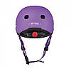Захисний шолом Micro - Фіолетовий з квітами (52-56 cm, M), фото 7