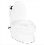 Музичний горщик унітаз дитячий Пінгвін 07-565 Pilsan, з тримачем для паперу та звуком води, фото 2