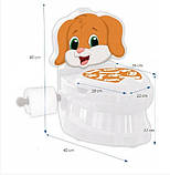 Музичний горщик унітаз дитячий Пінгвін 07-565 Pilsan, з тримачем для паперу та звуком води, фото 5