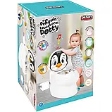 Музичний горщик унітаз дитячий Пінгвін 07-565 Pilsan, з тримачем для паперу та звуком води, фото 4