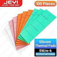 Термопрокладки силиконовые JEYI 100-Pack Thermal Silicone Pads