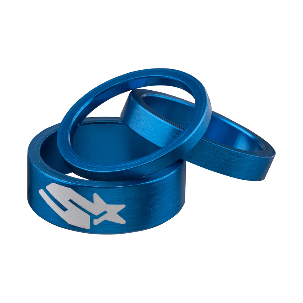 Набор спейсеров SPANK 3/6/12mm, Blue (AS)