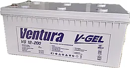 Гелева акумуляторна батарея 200А/год 12В Ventura VG 12-200 Gel для ДБЖ
