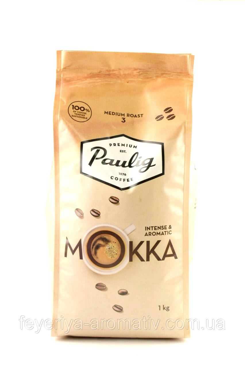 Кава в зернах Paulig Mokka 1 кг Фінляндія