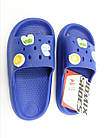 Шльопанці дитячі літні Jomix, матеріал 100% EVA, сині, фото 3