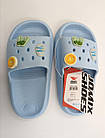 Шльопанці дитячі літні Jomix, матеріал 100% EVA, блакитні, фото 3
