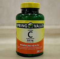 Витамин ц Spring Valley Vitamin C 500 mg Rose Hips 250 таблеток