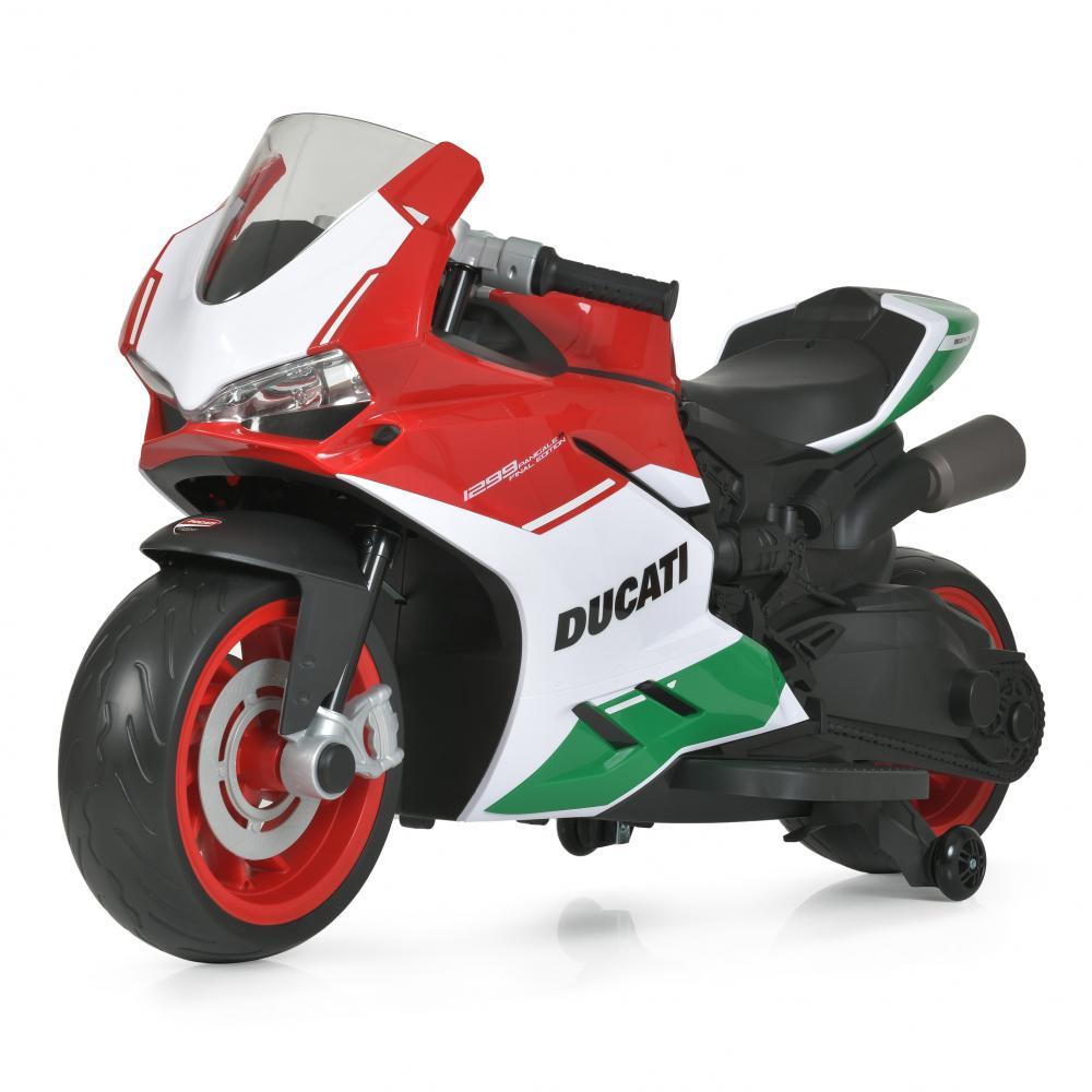 Дитячий електромотоцикл Bambi Racer DUCATI M 5009E-1-3 музика, колеса EVA, фото 1