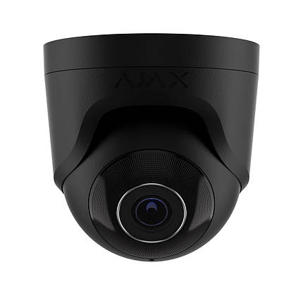 Дротова охоронна IP-камера Ajax TurretCam (5 Mp/2.8 mm) Black, фото 1
