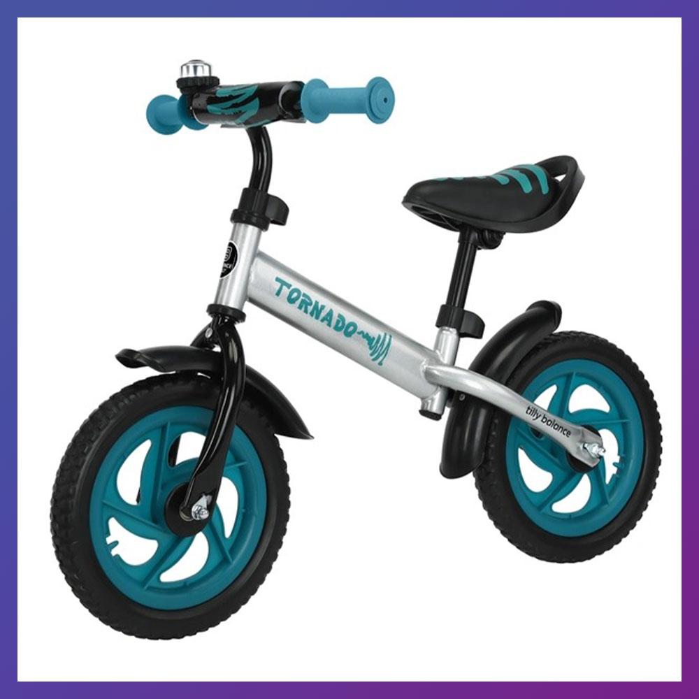 Дитячий біговел велобіг на EVA колесах 12 дюймів BALANCE TILLY 12 Tornado T-21255 Бірюзовий, фото 1
