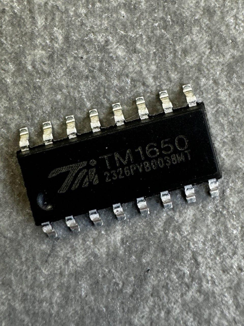 Мікросхема TM1650 (SO16), фото 1