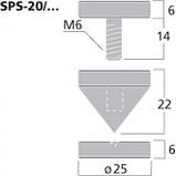 Віброгасящі шипи Monacor SPS-20/SC, фото 4