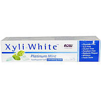 Зубная паста-гель с мятой и пищевой содой Toothpaste Gel Now Foods Solutions 181 г XN, код: 7701526