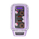 DR Мережевий зарядний пристрій Acefast A45 USB/2 Type-C QC PD PD65W GaN фіолетовий, фото 4