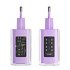 DR Мережевий зарядний пристрій Acefast A45 USB/2 Type-C QC PD PD65W GaN фіолетовий, фото 6