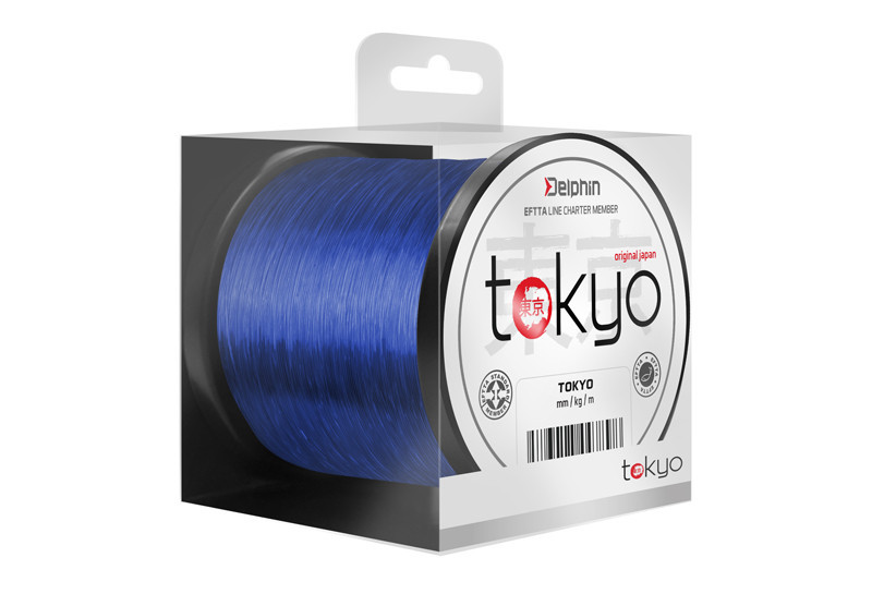 Волосінь коропова, коропова волосінь, волосінь Delphin TOKYO 1200m / флюро Синя 0,309 мм 16lbs