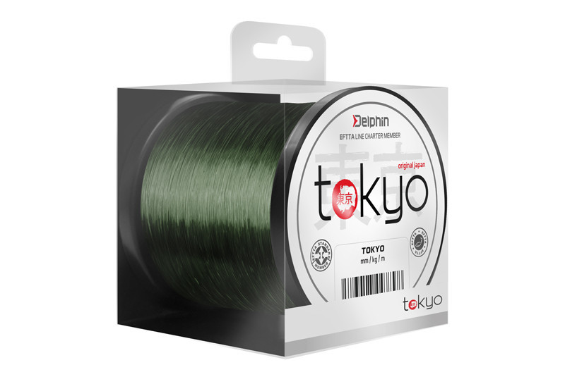 Волосінь Delphin TOKYO 1200m / флюро зелена 0,309 мм 16lbs